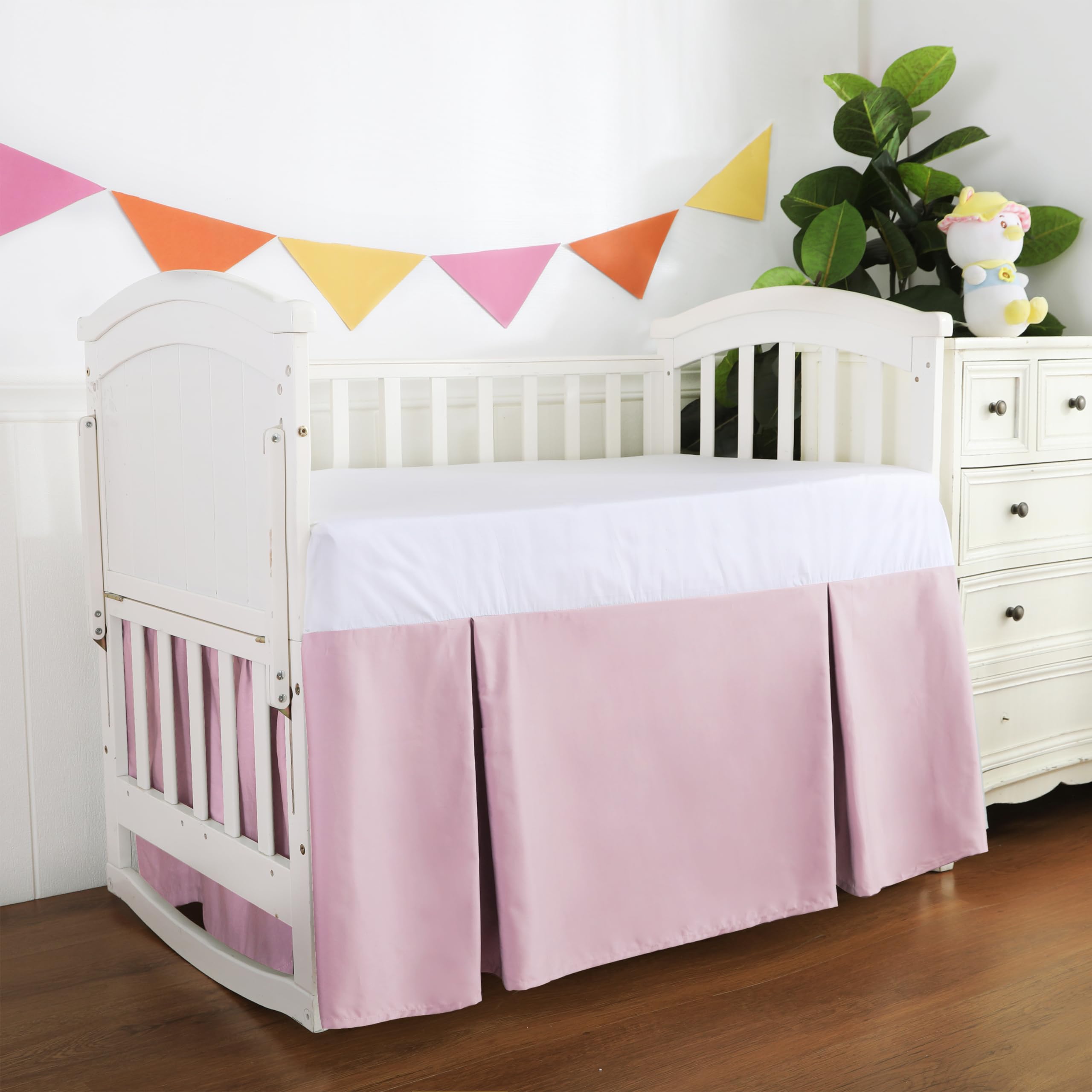 Shunjie.Home pink nursery accent fits both boys and girls.