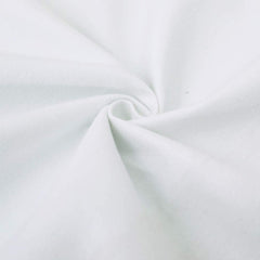 Shunjie.Home solid white crib protector offers soft cotton flannel comfort.