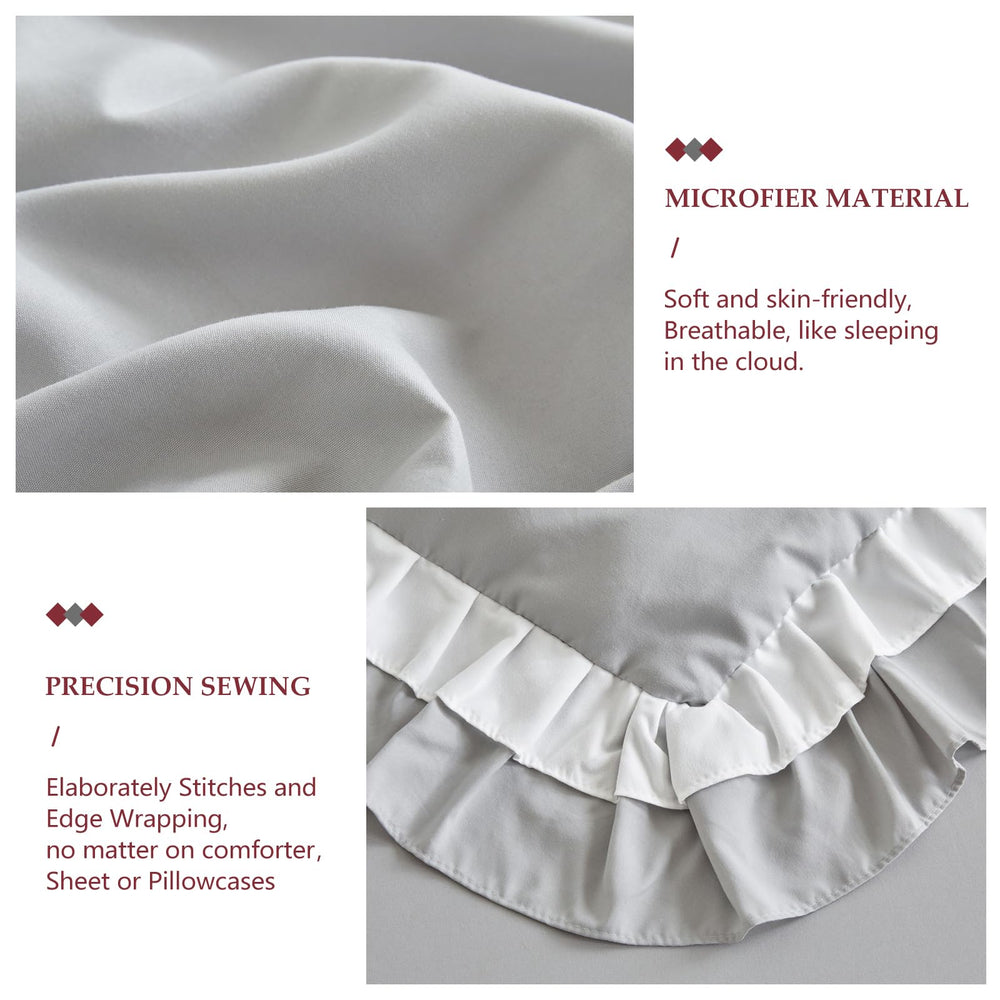 Shxime reversible design showcased on comforter and pillowcase