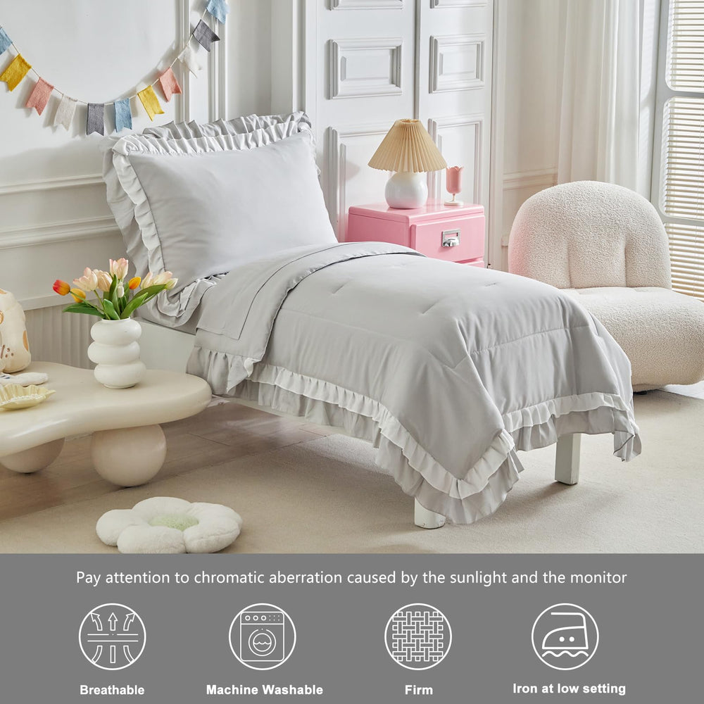 Shxime microfiber comforter close-up highlighting soft texture