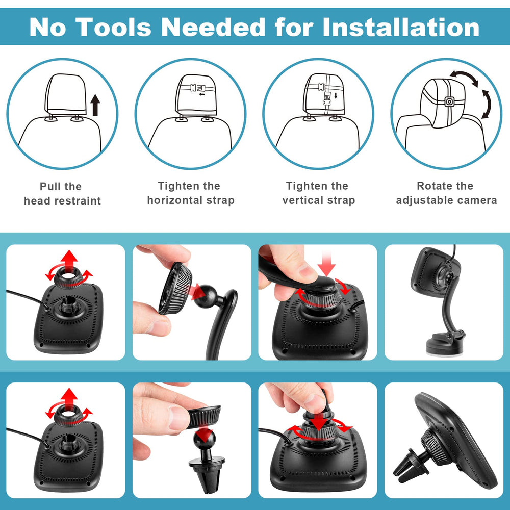 Shybaby reusable suction cup mount sticks firmly to windshields.