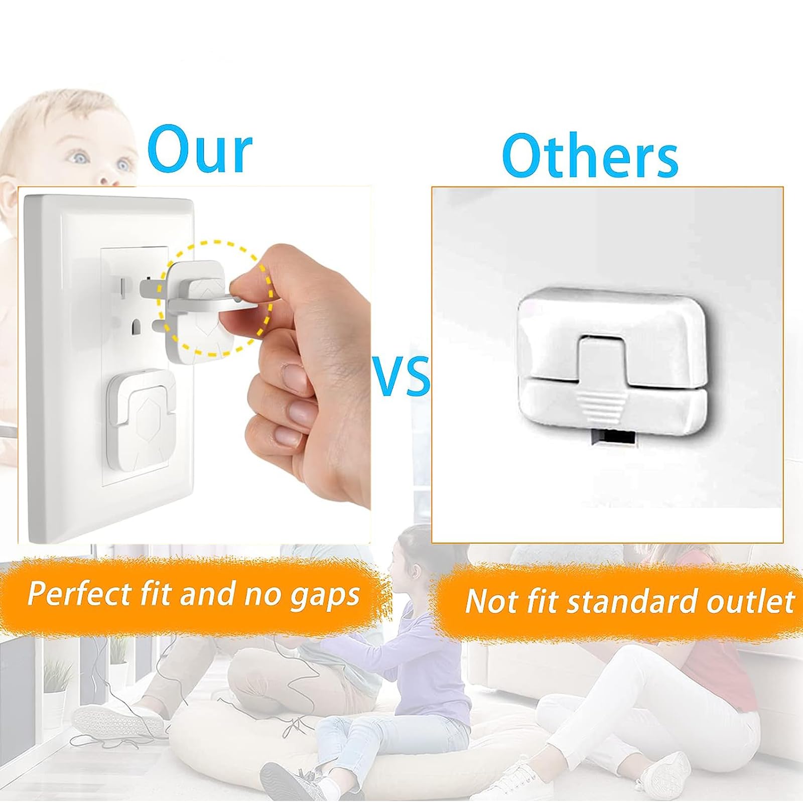 Durable ABS plastic construction ensures long-term use.