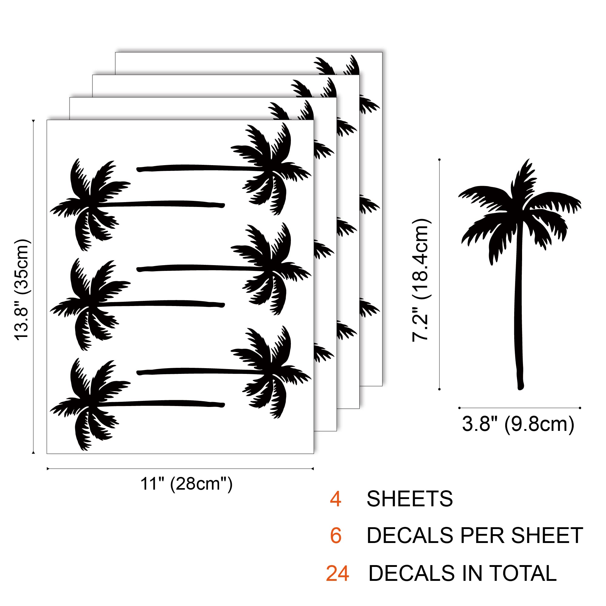 SHYJSHYJ textured-surface friendly decal adapts to many surfaces.