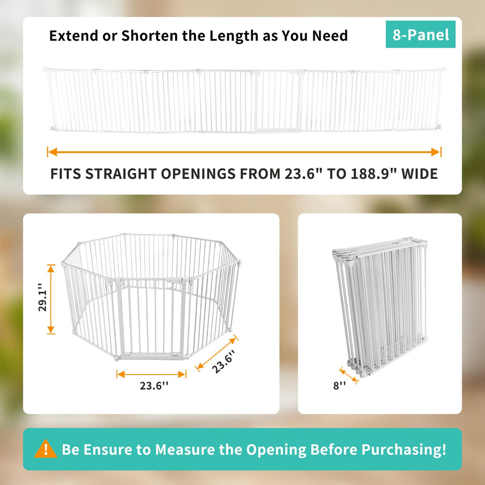 SHYUJAJIE 30-inch tall gate provides secure toddler containment