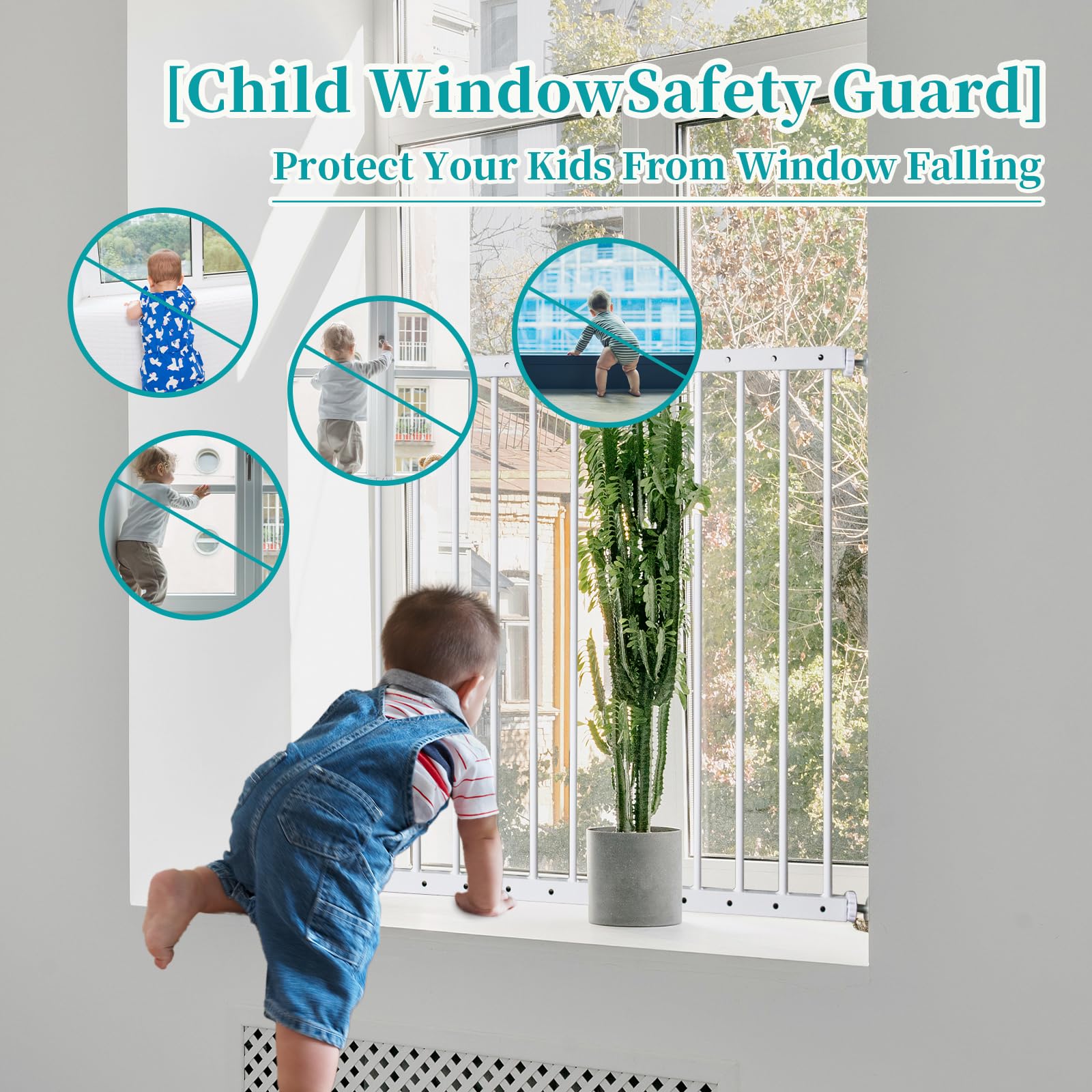 SHYUJAJIE child safety guard protects kids from falls without clutter