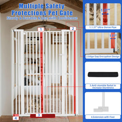 SHYUJAJIE bottom anti-tripping ramp protects floors and eases passage