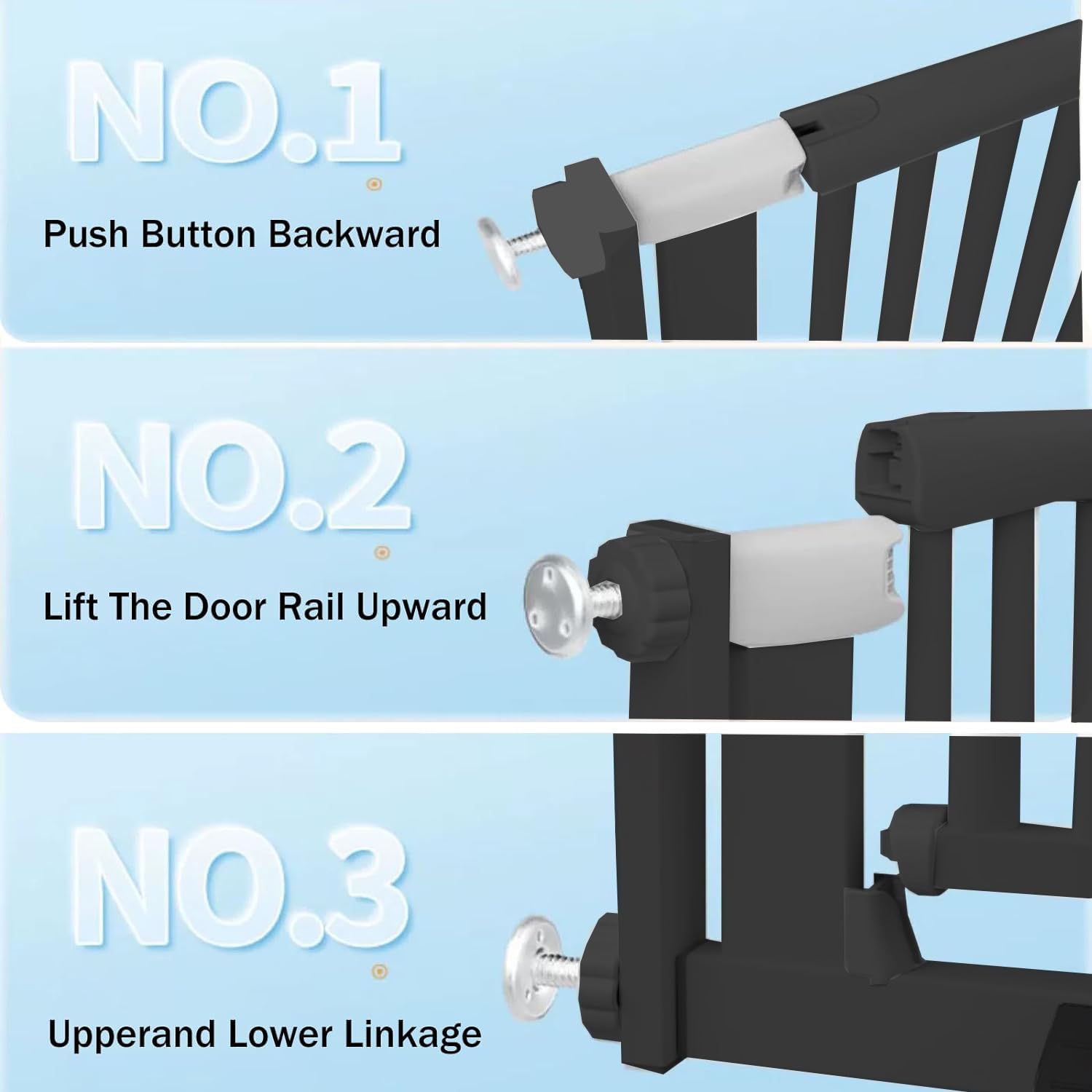 SHYUJAJIE anti-tripping bottom ramp protects floors and eases cart movement.