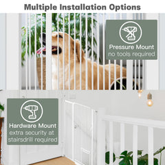 SHYUJAJIE bottom ramp reduces trips and protects floors during gate use.
