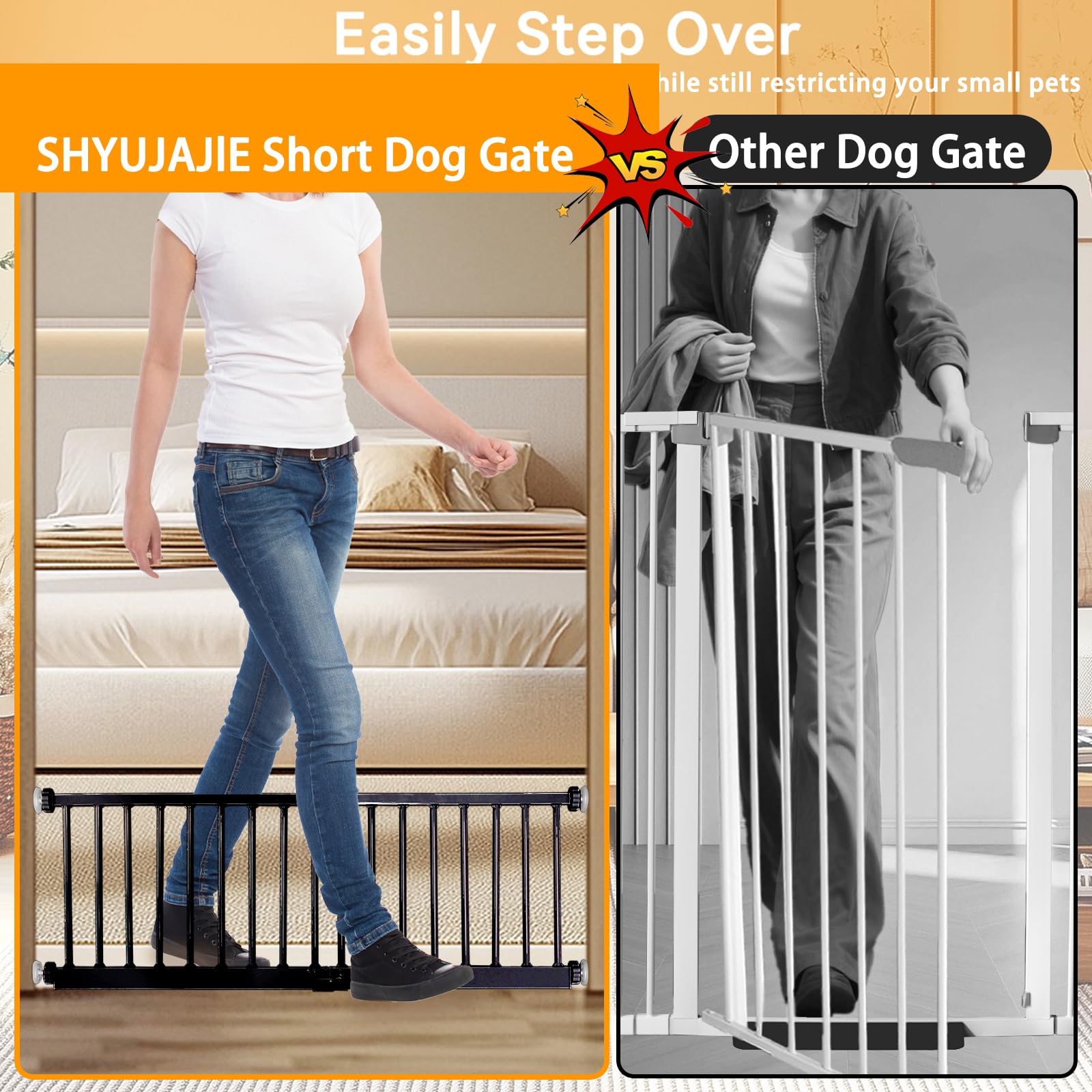 SHYUJAJIE four-extension kit fits openings from 18 to 48 inches.
