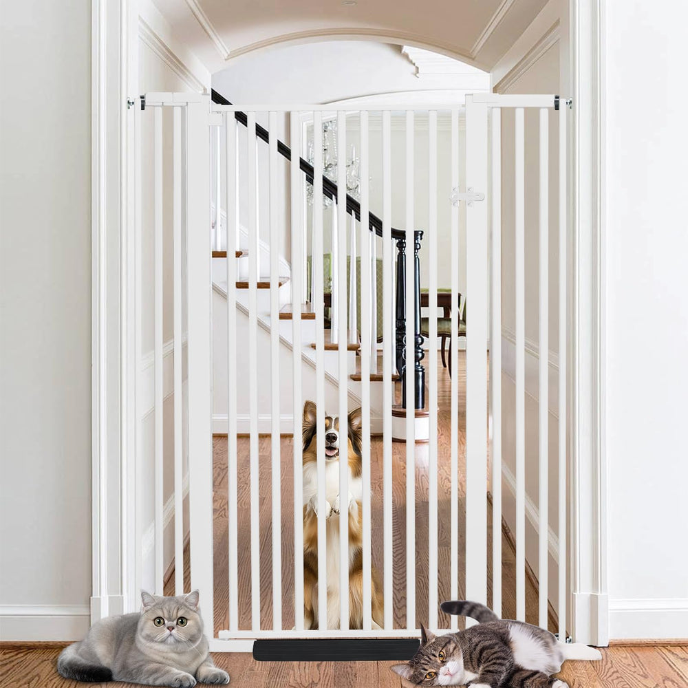 SHYUJAJIE gate fits doorways stairs and hallways for versatile use.