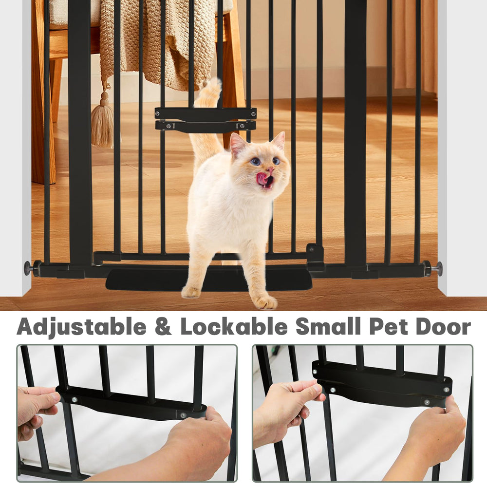 SHYUJAJIE double-lock safety system keeps gate secure.