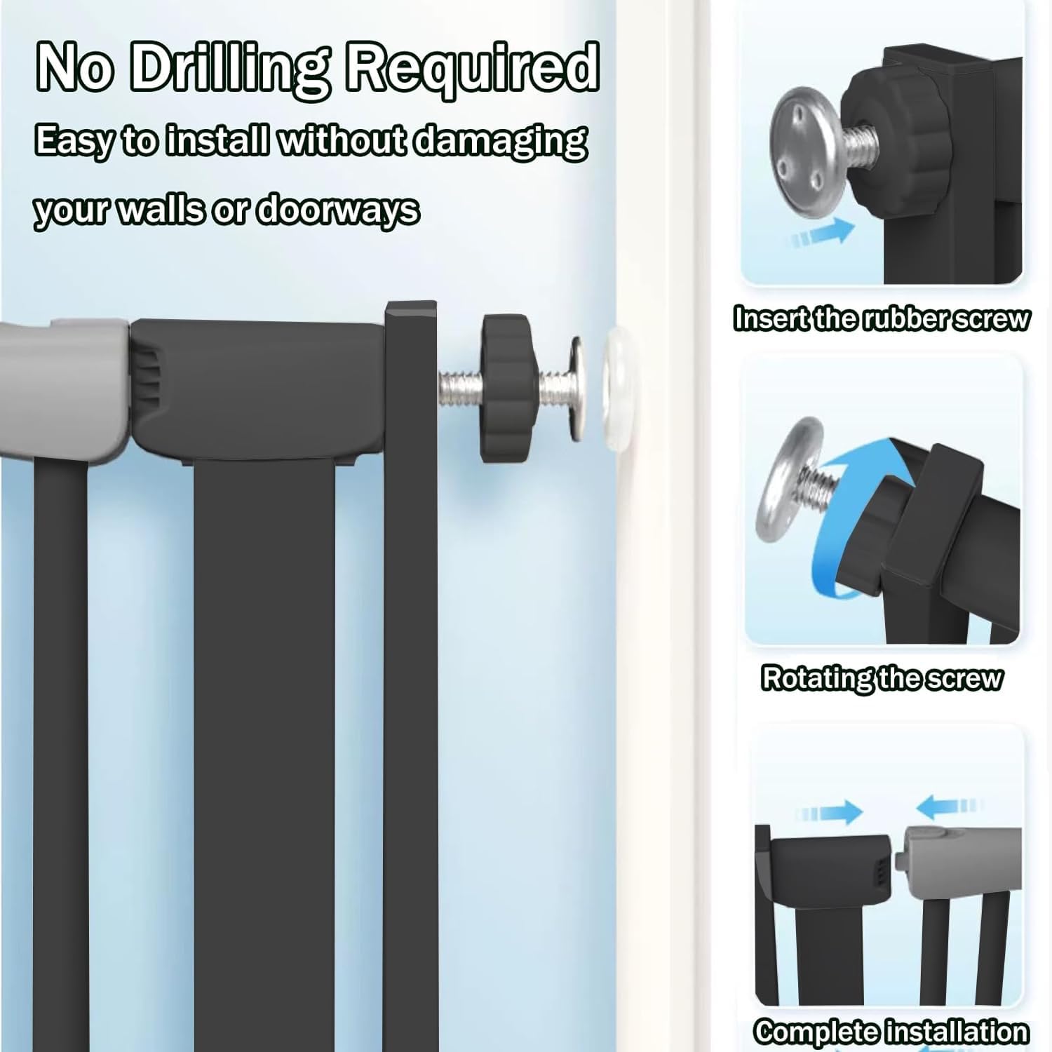 SHYUJAJIE dual-lock safety design prevents accidental openings by kids or pets.