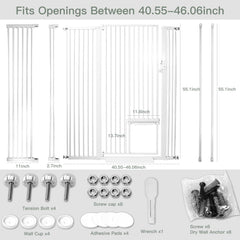 SHYUJAJIE extensions widen openings for flexible layouts.