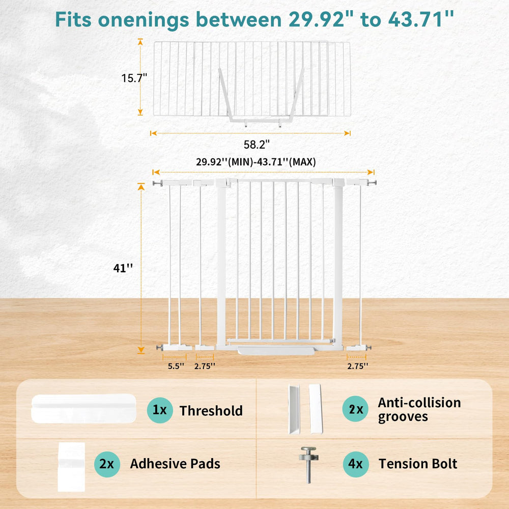 SHYUJAJIE height-adjustable extensions for flexible mounting in doors and openings.