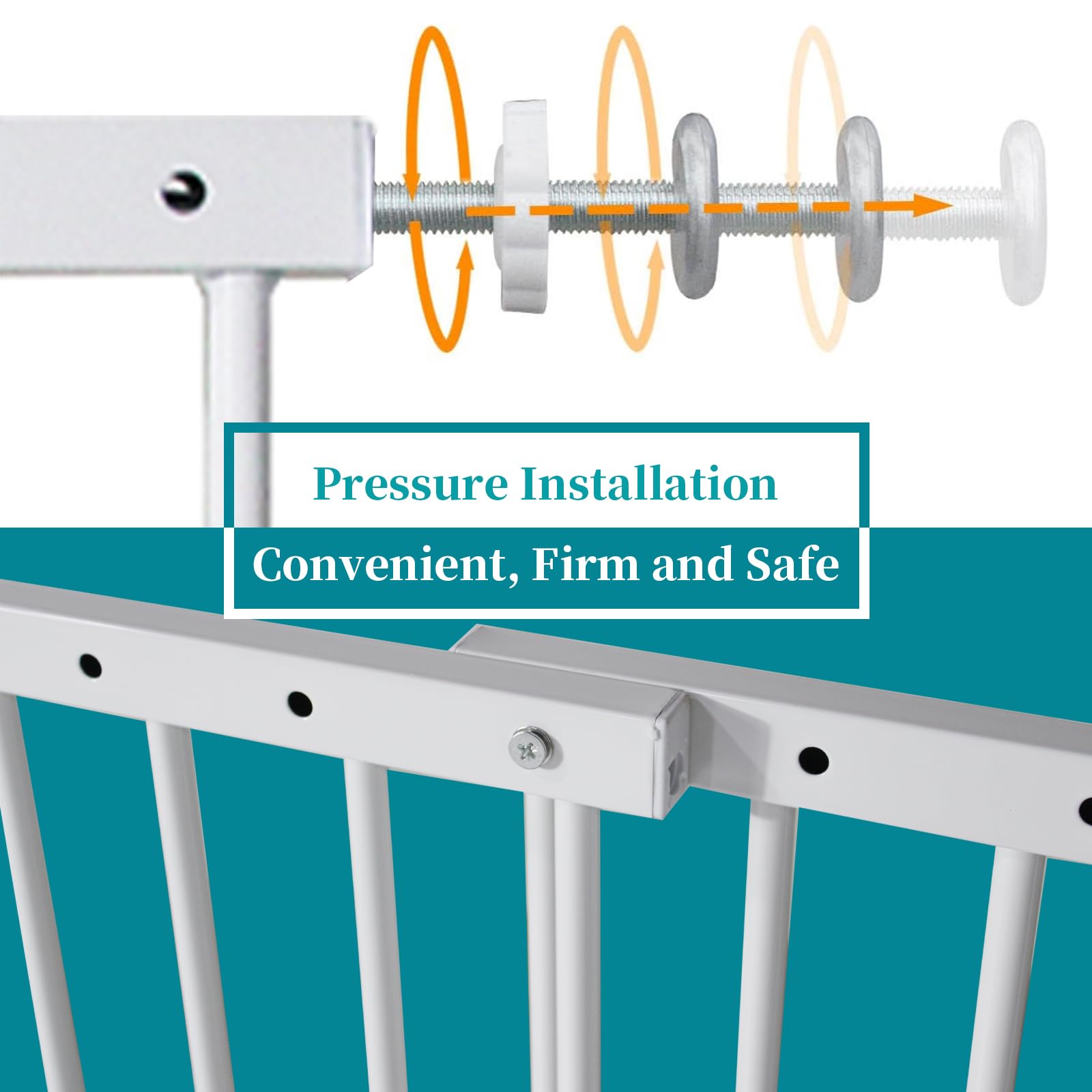 SHYUJAJIE safety guard bolts tightened for a secure, stable setup.