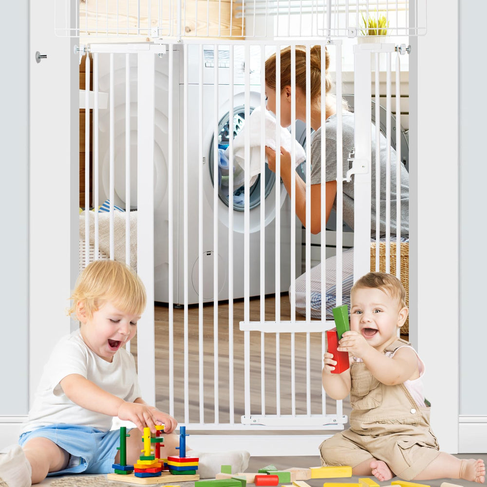 SHYUJAJIE tall gate keeps pets contained in doorways or stairs
