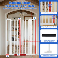 SHYUJAJIE ultra-dense pipe spacing prevents pets from squeezing through.