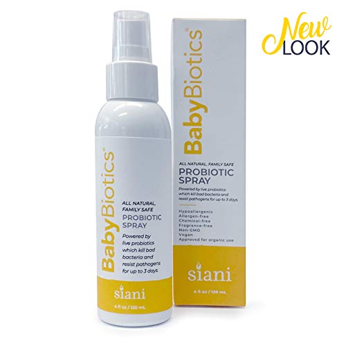 SIANI BabyBiotics spray on diaper rash with probiotic care