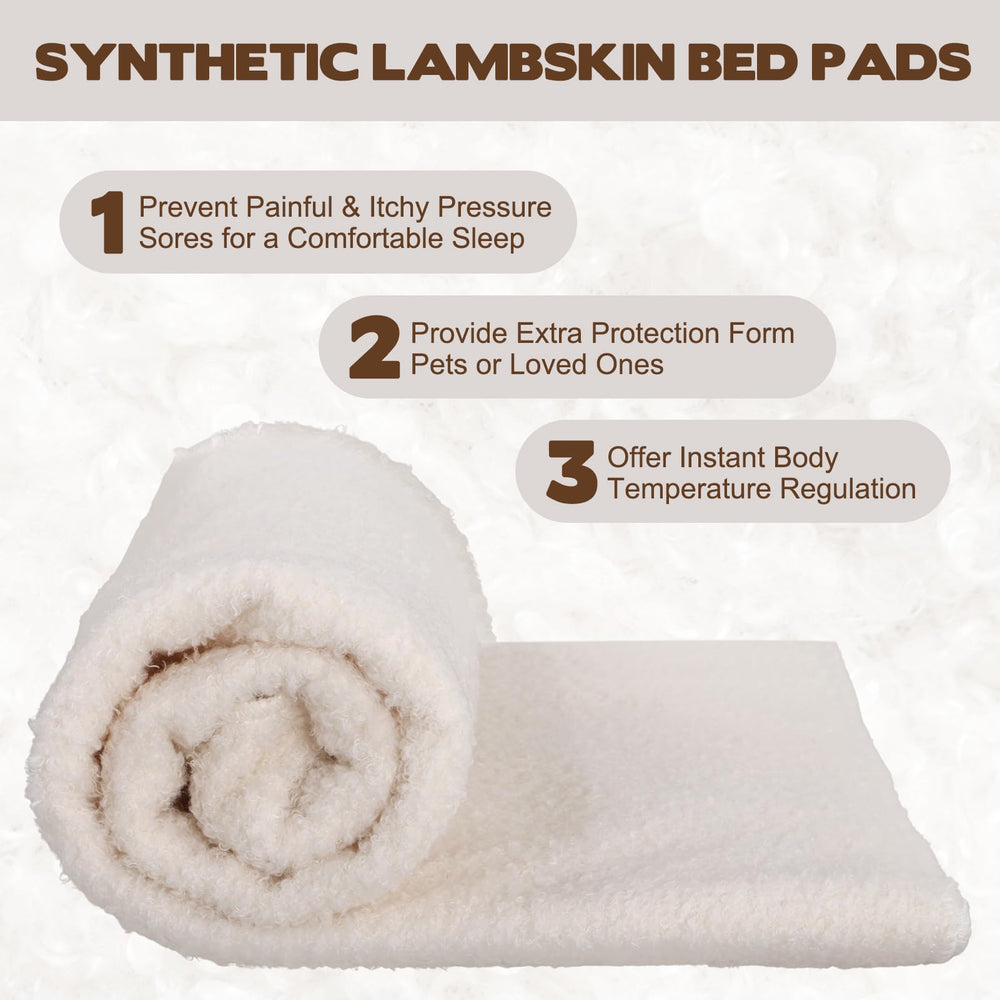 Sibosen bed pad on furniture in white color for home use