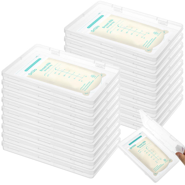Sibosen breastmilk freezer tray clear 18-pack enables quick daily portioning
