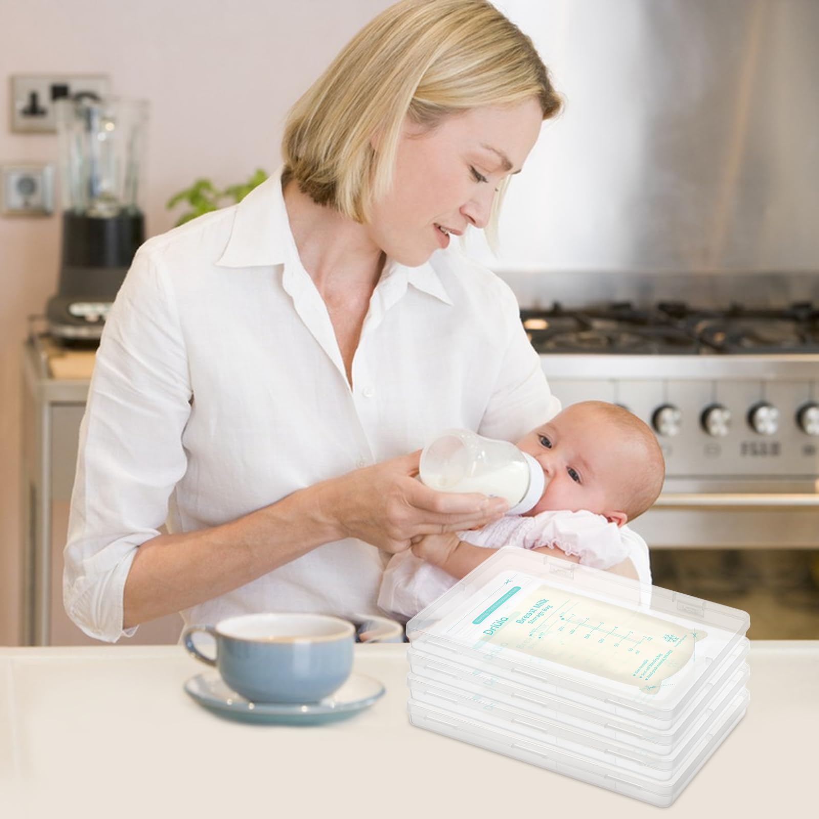 Sibosen secure lid for breastmilk tray reduces leaks