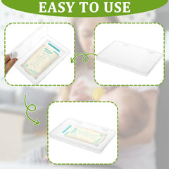 Sibosen stackable breastmilk tray design saves freezer space