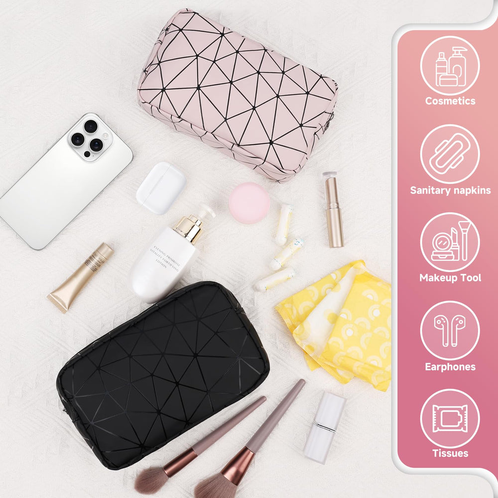 SIDESUGAR first period kit bag in pink keeps essentials organized and approachable