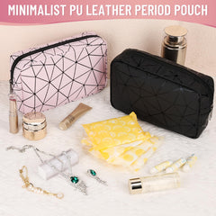 SIDESUGAR small makeup bag in PU material keeps cosmetics dry and easy to wipe