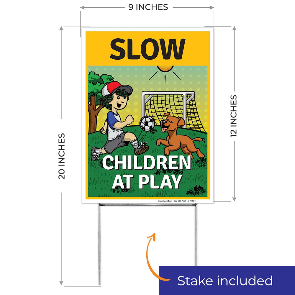 Sigo Signs outdoor yard sign offers clear visibility in yard and entrances