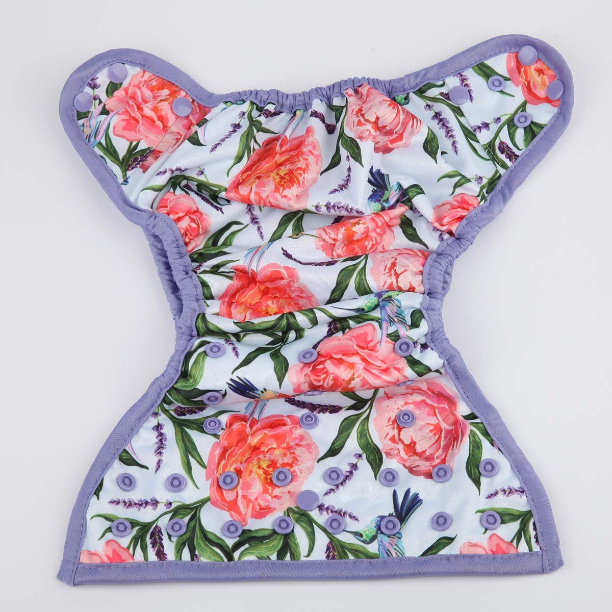 Sigzagor hummingbirds floral cover features extra snaps for secure inserts