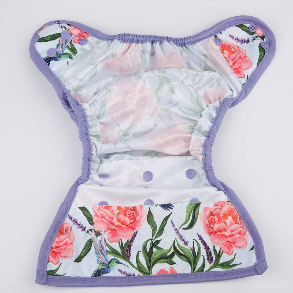 Sigzagor baby diaper cover designed for prefold cloth diaper setups