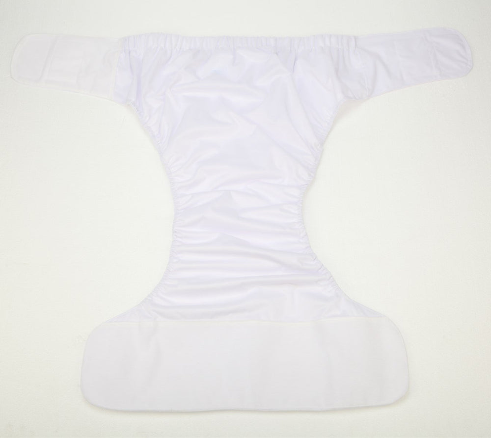 Sigzagor diaper back view highlighting dual openings for easy use.