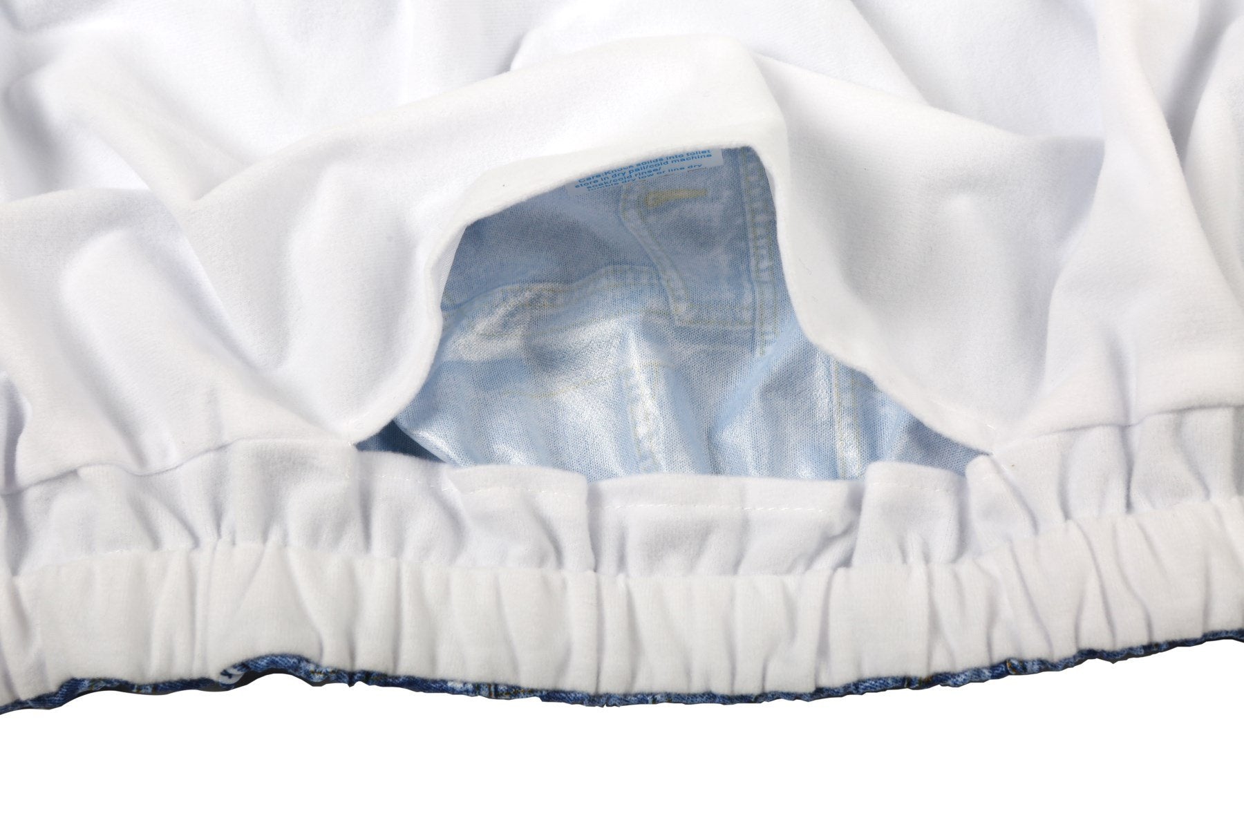 Sigzagor four-layer microfiber insert for customizable absorbency