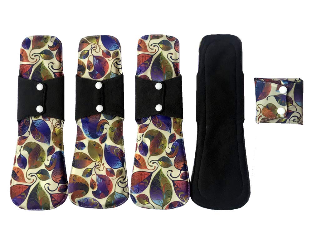 Sigzagor MUMBABY heavy-flow bamboo pad with packaging for travel-ready use