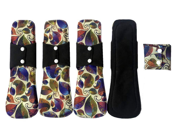 Sigzagor MUMBABY heavy-flow bamboo pad with packaging for travel-ready use