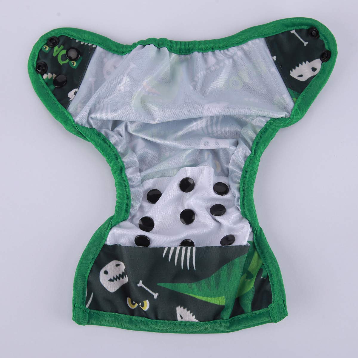 Sigzagor newborn diaper cover insert compatibility with extra snap.