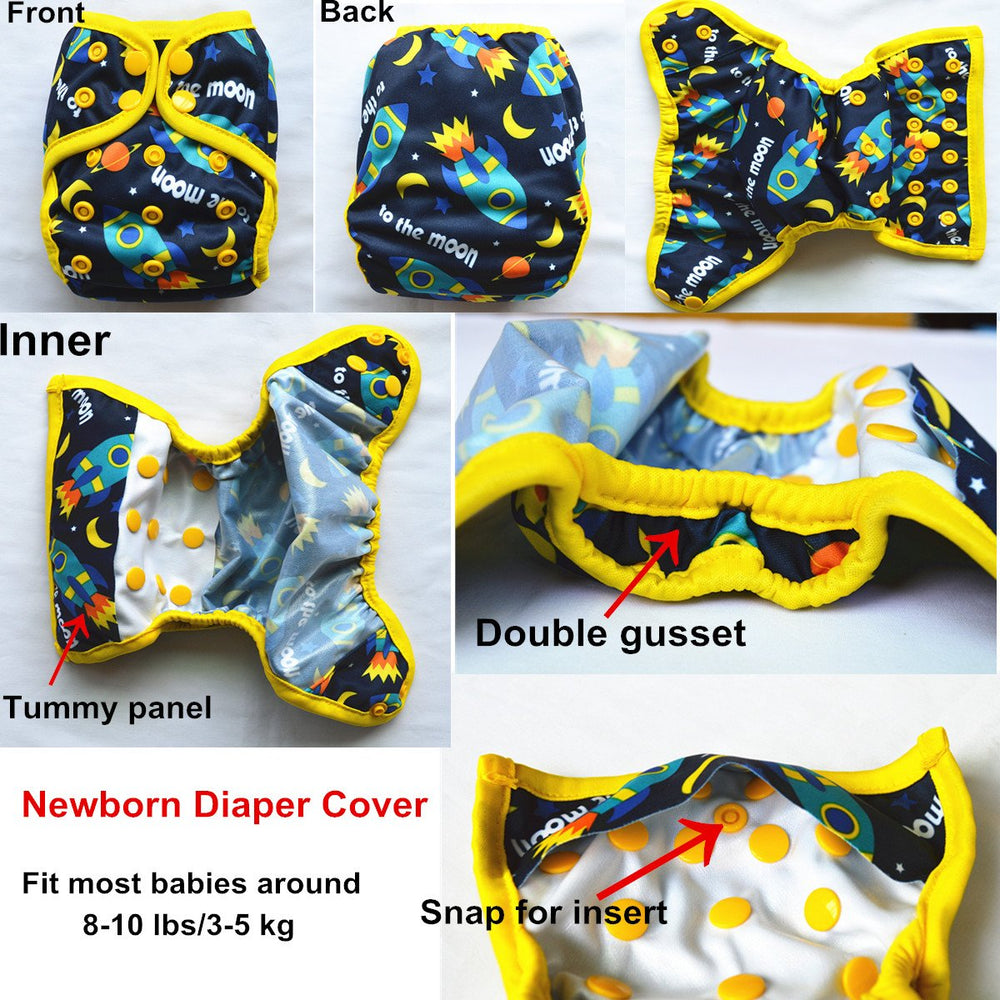 Sigzagor diaper cover is machine washable and quick to dry