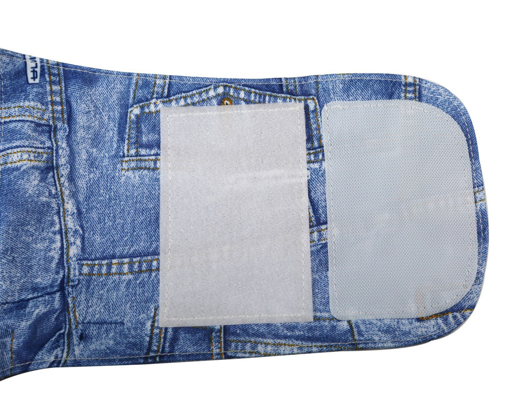 One-size Sigzagor diaper fits waists 26–50 inches with adjustable closure