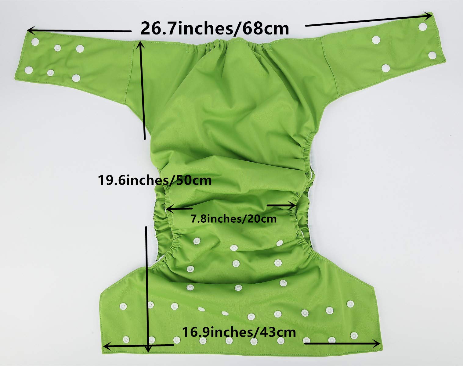 Sigzagor care-ready cloth diaper for easy washing and daily reuse.