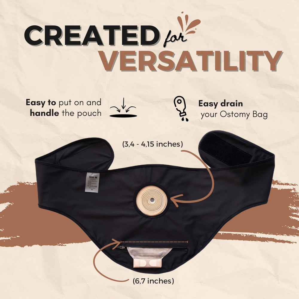 SIIL Belt compatible with major ostomy systems for versatile use.