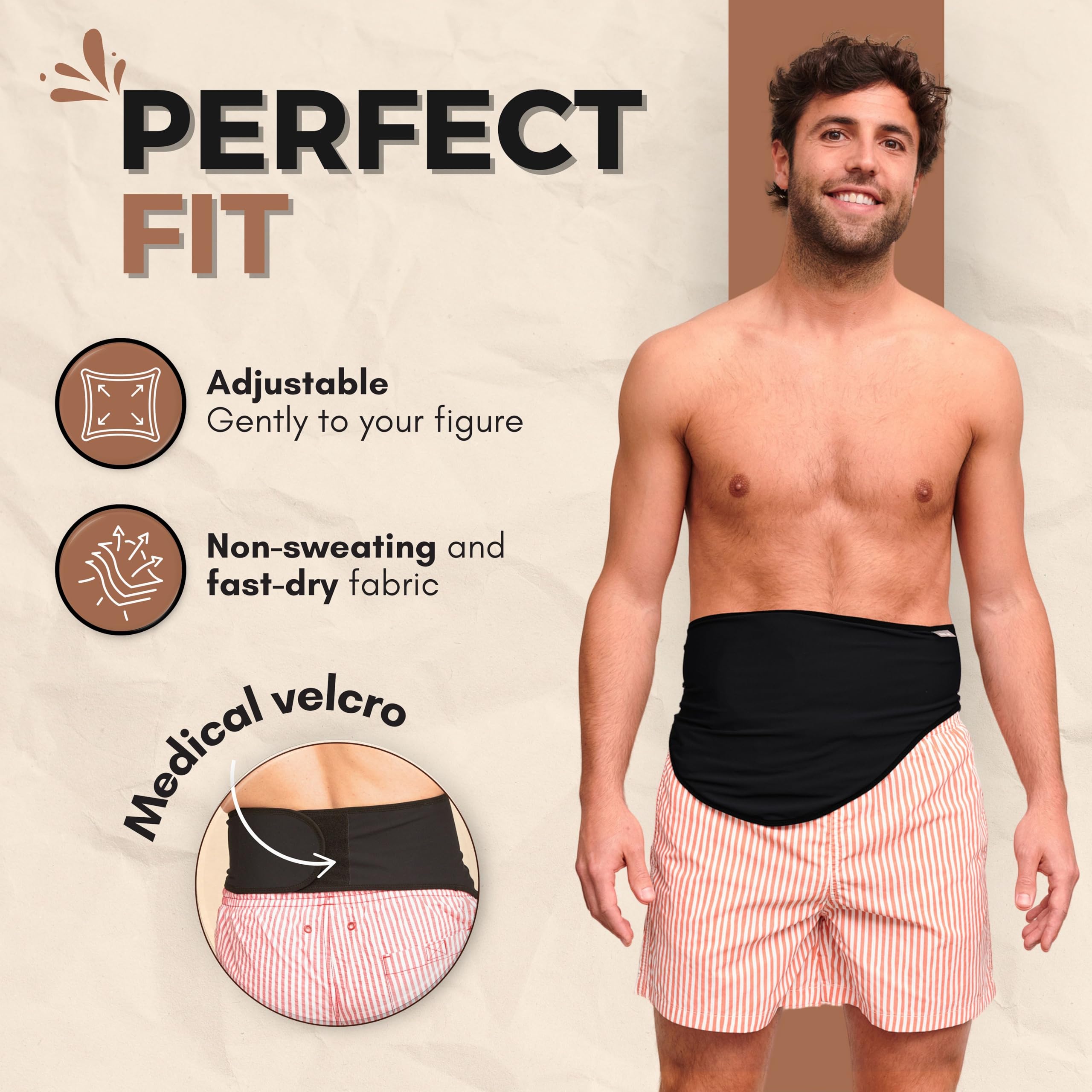 SIIL Ostomy Belt designed for sports and gym use with reliable support.