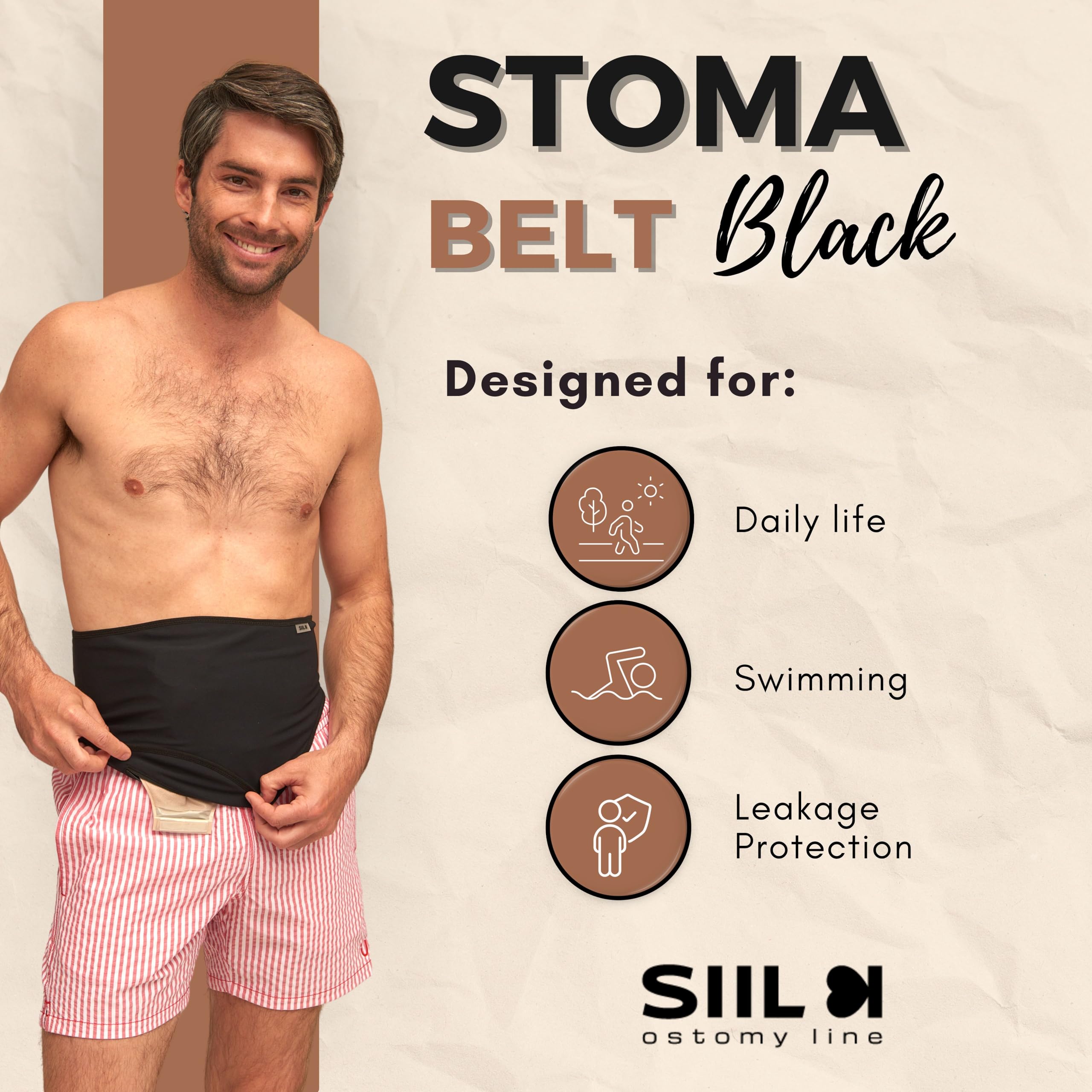 SIIL Belt after swimming remains lightweight and quick drying for comfort.