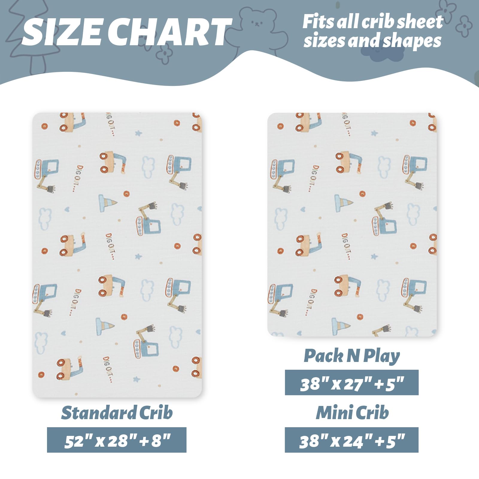 SiinvdaBZX acorn pack n play sheet gentle daily use