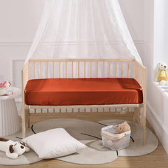 SiinvdaBZX satin crib sheets reduce friction for baby hair and skin during sleep.
