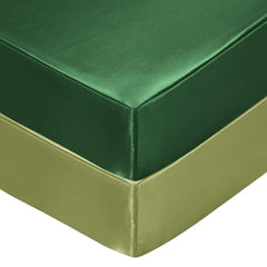 SiinvdaBZX satin crib sheets sage green to reduce friction for smooth hair care