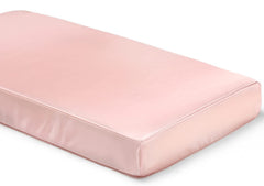 SiinvdaBZX satin mini crib sheet in pink with 5-pocket fit for secure sleep