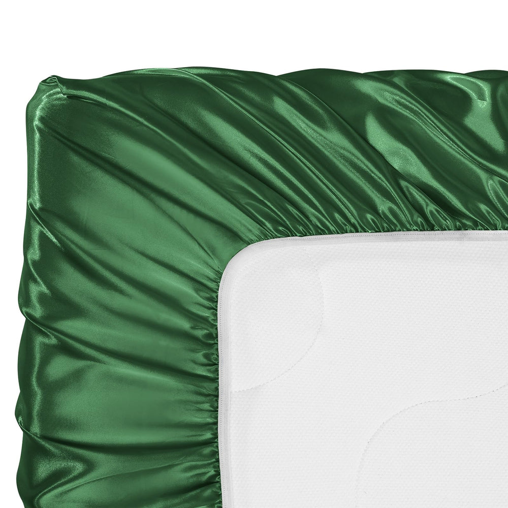SiinvdaBZX satin mini crib sheet, skin-friendly satin finish for babies