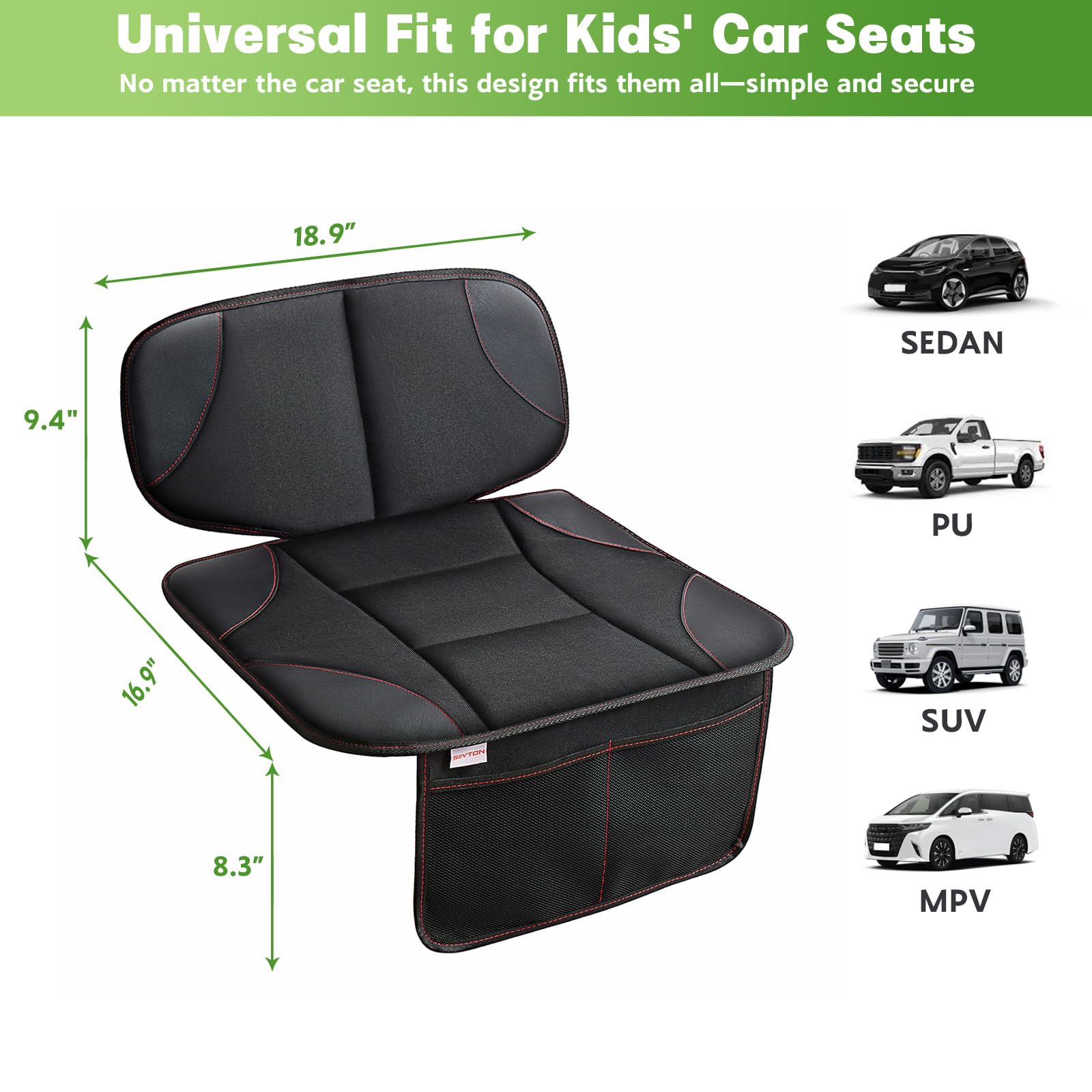 Siivton fits most cars for versatile interior protection.