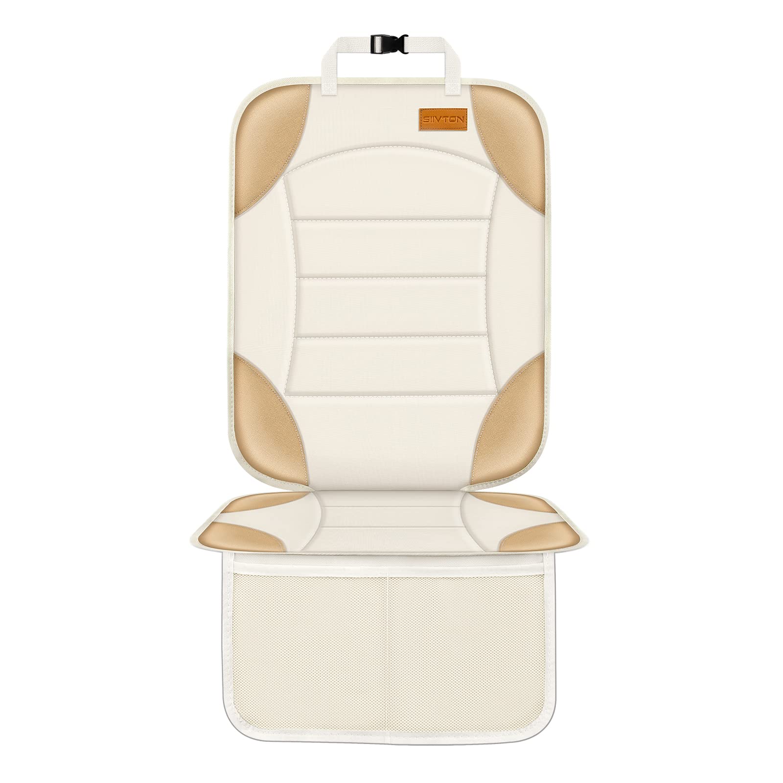 Siivton car seat protector waterproof-600d fabric guards upholstery from spills.