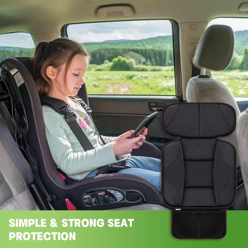 Siivton Kids Booster Seat Protector Mat comes in a convenient two-pack.